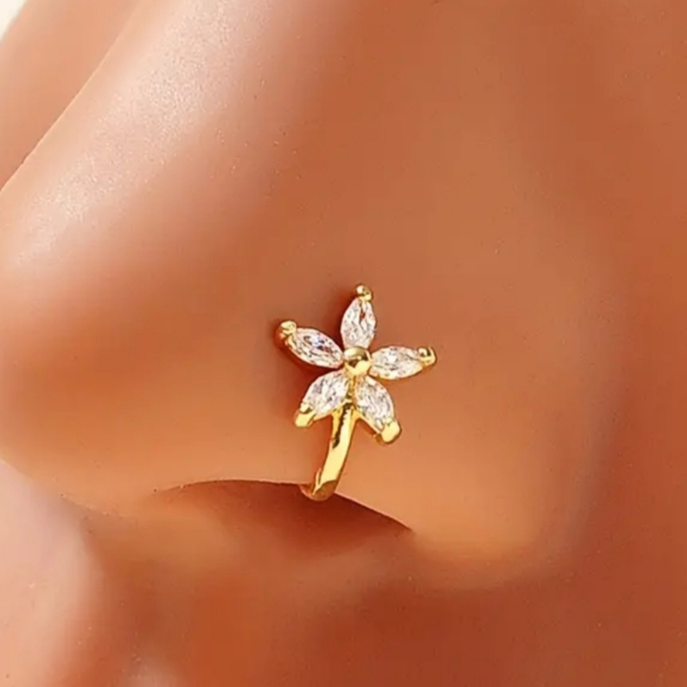 Bloom Nose Ring Cuffs